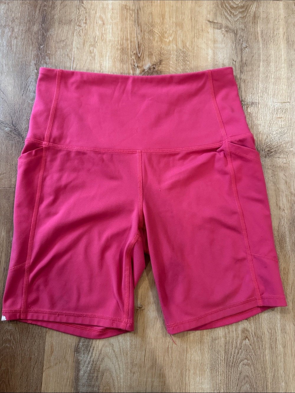DSG High-Waist Bike Shorts in Bright Pink